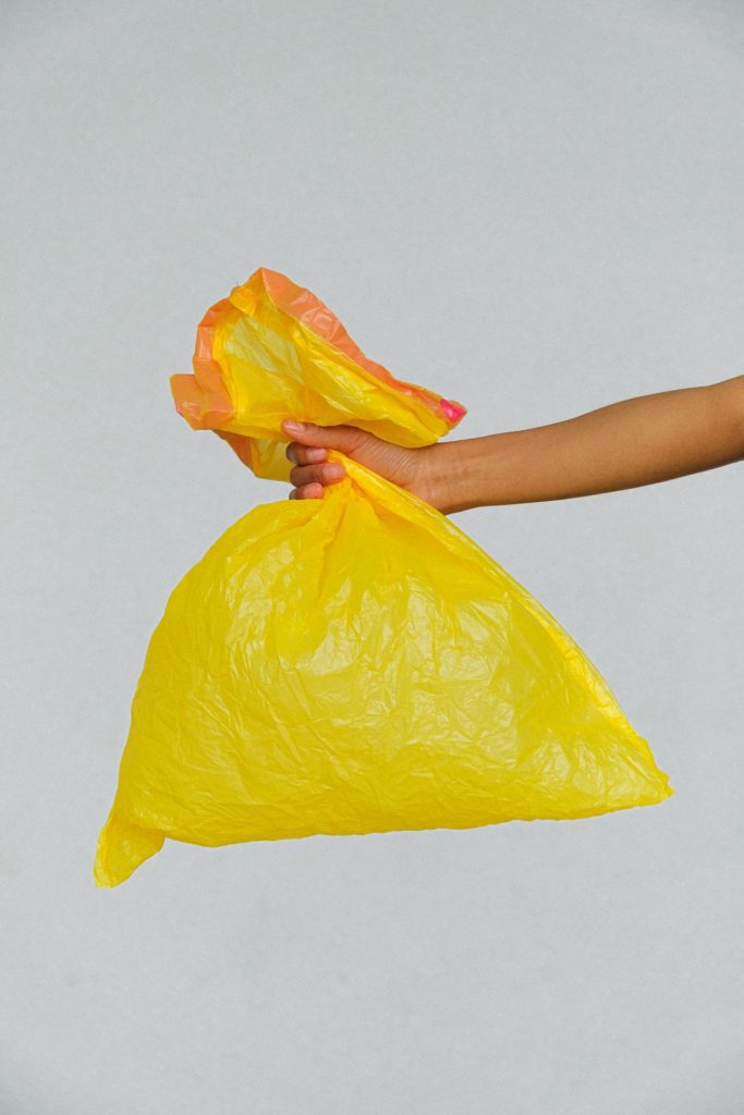 sac poubelle jaune